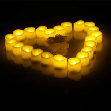 Load image into Gallery viewer, Flickering LED Ivory Electronic Candle, Flameless Tealight Candle, Battery Operated LED Tealight Candle, Ideal for Weddings, Tab
