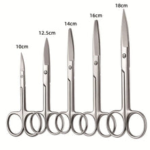 Load image into Gallery viewer, Stainless steel Surgical Straight Bend tip surgical instruments stitches tissue Scissors Medical Emergency Field Equip Shearing
