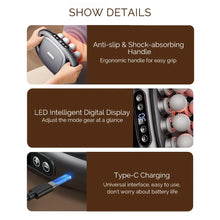 Load image into Gallery viewer, High-Power 16 Head Percussion Massage Gun - 48kg Deep Tissue Relief for Athletes &amp; Fitness Enthusiasts Body Massager
