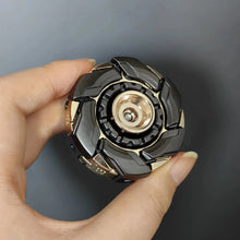 Load image into Gallery viewer, EDC Open Armor Metal Spinning Top – Magnetic Fidget Slider Toy for Adults | Stress Relief Spinner with Mecha Design &amp; Smooth Rotation
