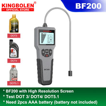 Load image into Gallery viewer, 12V Auto Brake Fluid Tester Digital Car Brake Oil Tool BF200 DOT3 DOT4 DOT5.1 LED Indicator check Display Auto Oil Tool PK BF100
