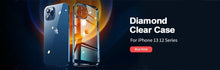 Load image into Gallery viewer, 2PCS 9H Tempered Glass For iPhone 13 Pro Max 12 11 X XR XS 7 8 8P Max Full Cover Ultra-HD Screen Protector for iPhone 13 Tempered Glass Film with Auto Alignment Tool Easy Installation 99% HD Clear 9H Hardness Bubble Free Screen Protector For iPhone
