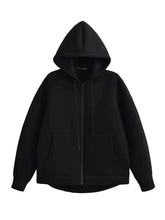 Load image into Gallery viewer, Autumn Women’s Hooded Jacket – Long Sleeve Zipper Coat
