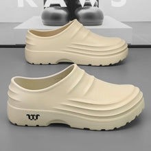 Load image into Gallery viewer, Summer Chef Shoes Anti Slip and Oil Proof Work Shoes Lazy Slippers Casual Trendy Slipper One Step Fashion Garden Shoes For Beach
