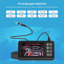 Load image into Gallery viewer, KERUI Dual&amp;Single Lens Endoscope Camera with 1080P 4.3&quot; IPS Screen IP67 Waterproof Car Pipe Inspection Borescope 2600mAh
