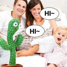 Load image into Gallery viewer, 1pc Dancing Cactus Toy,Repeat Talking ,Song Speaker Wriggle Dancing Sing Talk, Plushie Stuffed ,Interaction and Decoration
