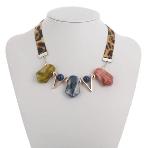 Women's Multi Color Acrylic Necklace Statement Necklaces & Pendants Colorful Maxi Geometric Fashion Jewelry for Women SP003