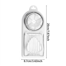 Load image into Gallery viewer, 2-in-1 Multi-Function Egg Slicer Preserved Egg Fruit Cutter Modern Kitchen Gadget Tool Durable Metal Plastic Easy Slice
