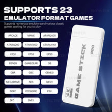 Load image into Gallery viewer, M15 4K Game Stick Mini Video Games Consoles Retro Handheld 20000 Games Player HD Video Game Stick 2.4G Double Wireless Controlle
