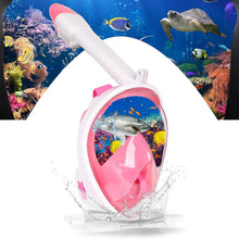 Load image into Gallery viewer, Full Face Snorkel Mask Adults,Suitable for Beginners Dry Top Snorkeling Gear 180 Degrees Panoramic View,Anti-Fog Anti-Leak
