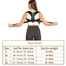 Load image into Gallery viewer, Adjustable Back &amp; Shoulder Posture Corrector – Clavicle Spine Support Belt for Neck, Upper Back &amp; Hunchback Correction
