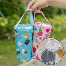 Load image into Gallery viewer, Portable Milk Tea Tote Bag Heat Preservation Bag Carrying Insulated Cup Cover Umbrella Bag Handbag Camping Drinkware Accessories
