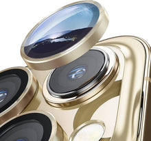 Load image into Gallery viewer, Camera Lens Protector for iPhone 14 Pro Max Plus 13 12 Mini 14Pro iPhone14 13Pro 14Plus 12Pro Glass Protection Protective Film  Metallic Camera Ring Lens Protector with Glass Cover
