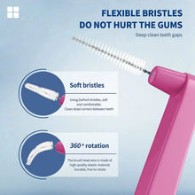 Load image into Gallery viewer, Interdental Brush 20-Pack - Soft Mini Brushes with Dust Cover for Orthodontic and Dental Cleaning
