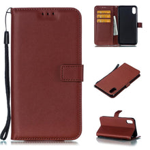Load image into Gallery viewer, Solid Color Leather Wallet Case For iPhone 14 XS MAX 11 Pro 12 mini 13 Flip Cover Card Slot Mobile Phone Case  Wallet Mobile Phone Case Leather Flip Case Wallet Colorful Protective Case
