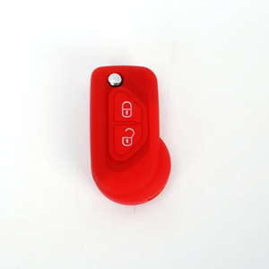 Silicone Car Key Fob Case Cover Protect Hood Set Remote Key Shell For Citroen DS3 Folding Flip 2 Button Keys Skin Accessories