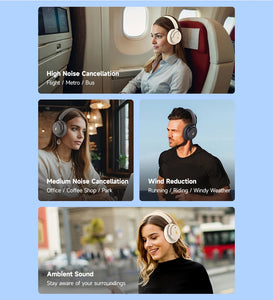 Edifier H9 Active Noise Cancelling Wireless Headphones Bluetooth 5.4 Headset Hi-Res Audio 75H Battery Life Foldable Design