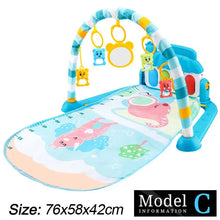 Load image into Gallery viewer, Baby Fitness Play Gym with Music &amp; Piano Mat
