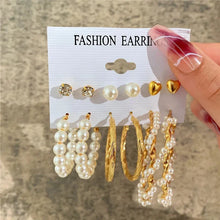 Load image into Gallery viewer, Gold Butterfly &amp; Heart Dangle Earrings Set – Acrylic Drop Jewelry for Women
