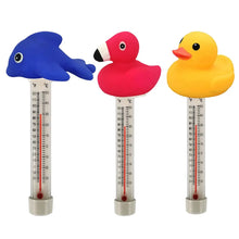 Load image into Gallery viewer, Swimming Pool Floating Thermometer Spa Hot Tub Fish Ponds Temperature Meter PVC Cartoon Thermometer For Outdoor Swimming Pools
