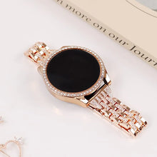 Load image into Gallery viewer, 2pcs for Samsung Galaxy Watch 4 5 6 40mm 44mm Bling Case+Jewelry Stainless Steel Strap for galaxy watch 6 5 4 Screen Protector
