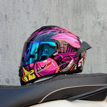 Load image into Gallery viewer, Full Face Racing Helmets Winter Warm Double Visor Motorcycle Helmet Motorbike Sports helmet LVS-701
