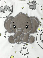 Load image into Gallery viewer, 2 PCS Baby Romper with Hat Set Long Sleeve Elephant Embroidery Outfit for Boys &amp; Girls 0–2 Years

