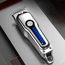 Load image into Gallery viewer, Electric Hairdresser Shaving Head Pusher Electric Pusher Clipper Hair Precision USBCharging Hair Trimmer for Men Home Appliances
