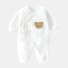 Load image into Gallery viewer, Baby Winter Bodysuit (0–6M) – Thick Cotton Animal Print Onesie for Boys &amp; Girls
