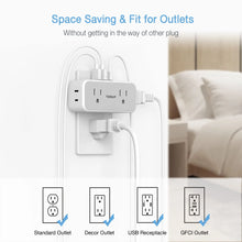 Load image into Gallery viewer, TESSAN Multi Outlet Splitter with 8 AC Outlets &amp; 3 USB (1 USB C) Surge Protector Multi Outlet Extender for Home Office Dorm
