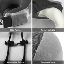 Load image into Gallery viewer, Soft Travel Pillow U Shaped Travel Healthcare Memory Foam Neck Cervical Airplane Pillow Neck Cushion

