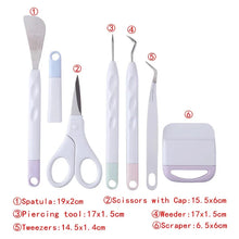Load image into Gallery viewer, 6pcs Craft Vinyl Weeding Tools Set - DIY Silhouette &amp; Carving Kit for Cricut Makers
