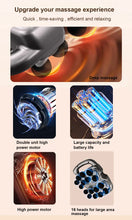 Load image into Gallery viewer, Fascia Gun Muscle Massager Gun Sixteen-head High Frequency Neck Shoulder Waist Massage Machine Professional Fascia Massage Gun
