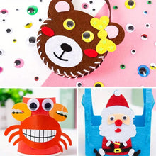 Load image into Gallery viewer, Self-Adhesive Googly Wiggle Eyes - 100/200/550pcs for DIY Crafts &amp; Handmade Toys
