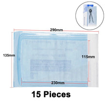 Load image into Gallery viewer, 20/15pcs Self-sealing Sterilization Pouches Bags Disposable Medical-grade Storage Bags Dental Makeup Piercing Tattoo Accessories
