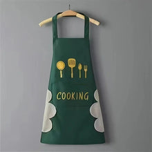 Load image into Gallery viewer, Unisex Adjustable Kitchen Apron – Solid Color PVC Cooking Apron with Pocket
