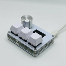 Load image into Gallery viewer, O3C SayoDevice OSU O3C Rapid Trigger Hall Switches Magnetic Pink Switches Keyboard With Knob Screen Copy Paste Shotcut
