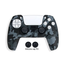 Load image into Gallery viewer, DATA FROG Camo Protective Skin Cover For SONY Playstation 5 Silicone Case Grip for PS5 Controller Accessories
