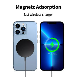 120W Magnetic Wireless Charger Pad Stand For MagSafe iPhone 12 13 14 Pro Max Samsung Xiaomi Mobile Phone Fast Charging