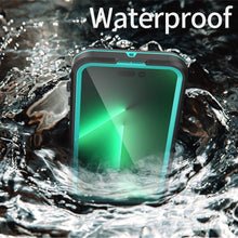 Load image into Gallery viewer, Waterproof Case For iPhone 14 Pro Max 14 Pro iPhone 13 Pro Max Protector Full Body Protective Dustproof Magnetic Phone Case Waterproof 360 Degree All-Round Protection with Built-in Screen Protector Outdoor Transparent  Shockproof Case
