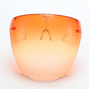 Full Face Sunglasses Mask Women Men Protective Faceshield Glasses Goggles Covered Spherical Lens Anti-Spray Cycling Sunglasses