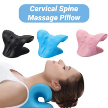 Load image into Gallery viewer, C-Type Neck &amp; Shoulder Relaxer Cervical Traction Massage Pillow
