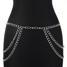 Load image into Gallery viewer, Multilayer Metal Women&#39;s Waist Chain Belt Fashion Sexy Body Jewelry Female Trendy Clothing Accessories
