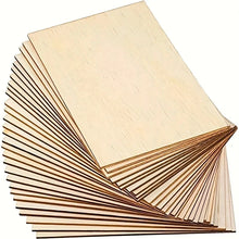 Load image into Gallery viewer, Unfinished Wood Sheets for Crafts - 6x4in/15x10cm (4/8/15 Pcs) | DIY Arts &amp; Projects
