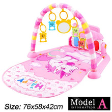 Load image into Gallery viewer, Baby Fitness Play Gym with Music &amp; Piano Mat
