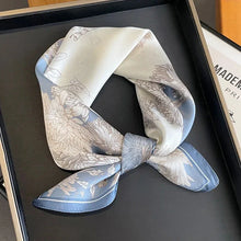 Load image into Gallery viewer, Luxury Satin Silk Square Scarf – Shawl, Hijab &amp; Fashion Wrap 2023

