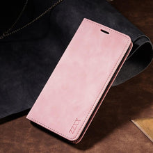Load image into Gallery viewer, Wallet Skin Friendly Magnetic Flip With Card Slot Leather Case For iPhone 14 Pro Max 13 12 11 SE X XR XS Max Popular PU Leather Impact Resistant Built-In Magnet Card Holder Pockets Stand Function
