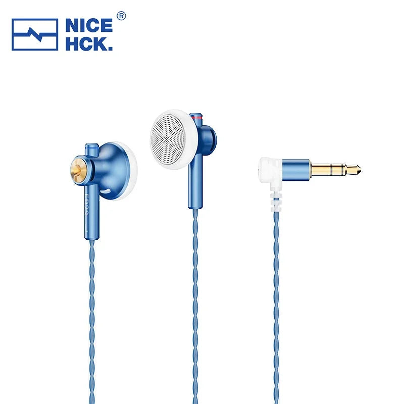 NiceHCK EB2S PRO HIFI Wired Microphone Earphone 15.4mm Dynamic Unit Earbud Bass Headset With Silver Plated OCC Mixed Cable IEM