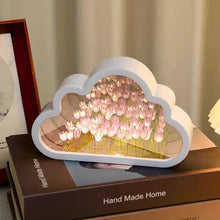 Load image into Gallery viewer, Tulip Cloud Handmade Night Light – Romantic Desktop Atmosphere Lamp
