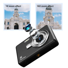 Load image into Gallery viewer, 4K HD 1080P Digital Camera 96MP Autofocus Vlogging Camera 2.4 Inch IPS Screen Portable Vlogging Camera for Kids Adults Beginners
